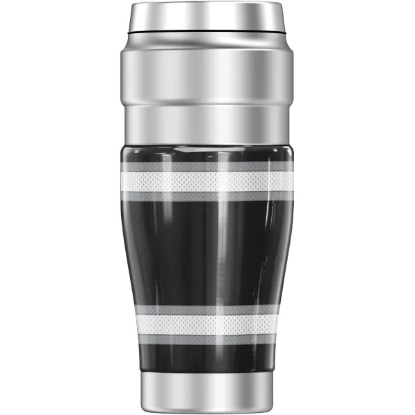 THERMOS The Big West OFFICIAL Big West Jersey Stripes Black STAINLESS KING Stainless Steel Travel Tumbler Vacuum insulated amp Double Wall 16oz16 oz Tumbler BIG WEST JERSEY STRIPES BLACK