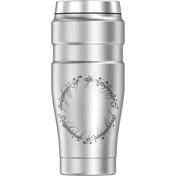 THERMOS The Lord Of The Rings The Prancing Pony STAINLESS KING Stainless Steel Travel Tumbler Vacuum insulated amp Double Wall 16oz1 Count Pack of 1 Mordor Script