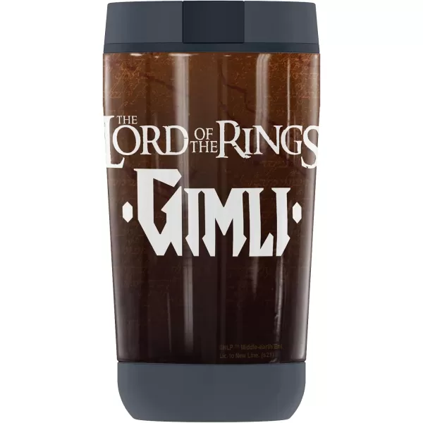 THERMOS The Lord of The Rings Lothlorien GUARDIAN COLLECTION Stainless Steel Travel Tumbler Vacuum insulated amp Double Wall 12 oz12 oz Tumbler GIMLI