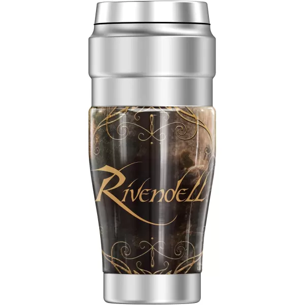 THERMOS The Lord of The Rings Rivendell STAINLESS KING Stainless Steel Travel Tumbler Vacuum insulated amp Double Wall 16oz16 oz Tumbler RIVENDELL