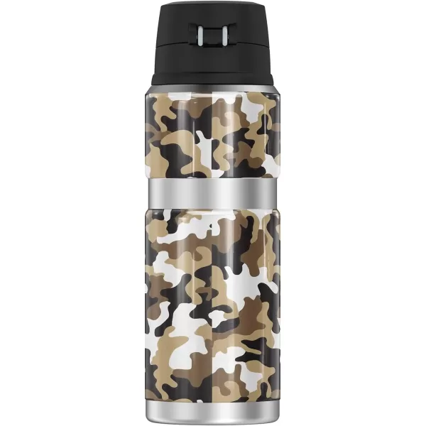 THERMOS Vanderbilt University OFFICIAL Camo STAINLESS KING Stainless Steel Drink Bottle Vacuum insulated amp Double Wall 24oz24 oz Bottle Camo