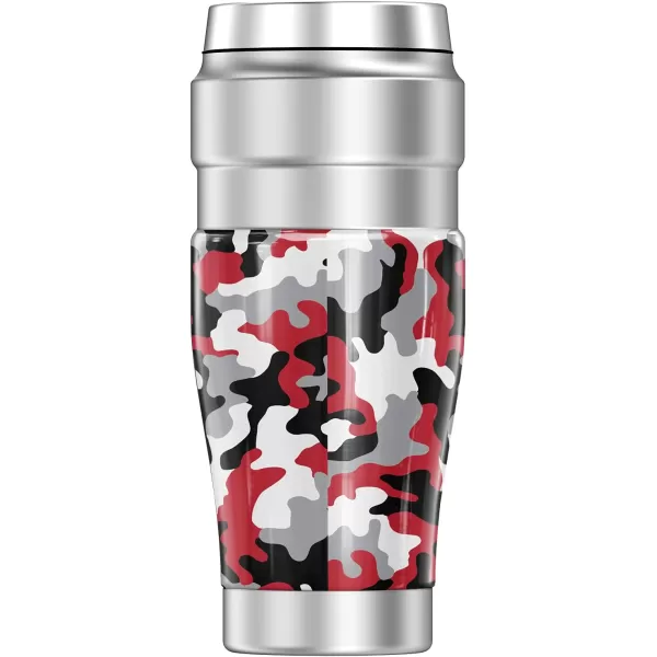 THERMOS Western Kentucky University OFFICIAL Camo STAINLESS KING Stainless Steel Travel Tumbler Vacuum insulated amp Double Wall 16oz16 oz Tumbler Camo