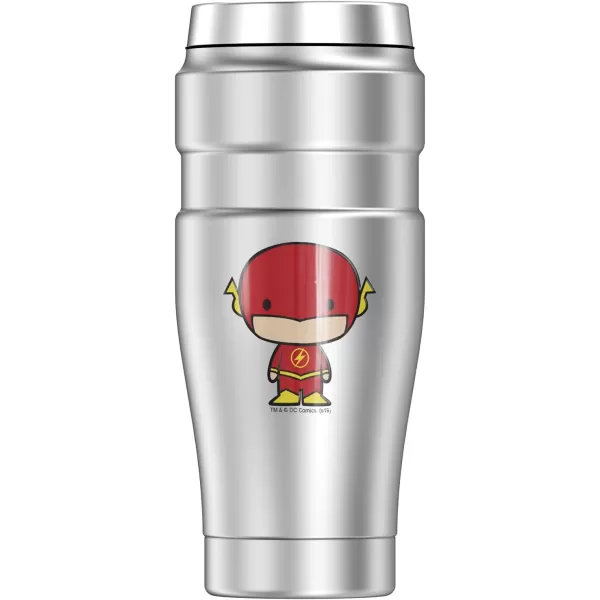 THERMOS Wonder Woman Cute Chibi STAINLESS KING Stainless Steel Travel Tumbler Vacuum insulated amp Double Wall 16oz16 oz Tumbler Flash