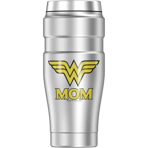 THERMOS Wonder Woman Wonder Mom Logo STAINLESS KING Stainless Steel Travel Tumbler Vacuum insulated amp Double Wall 16ozTHERMOS Wonder Woman Wonder Mom Logo STAINLESS KING Stainless Steel Travel Tumbler Vacuum insulated amp Double Wall 16oz