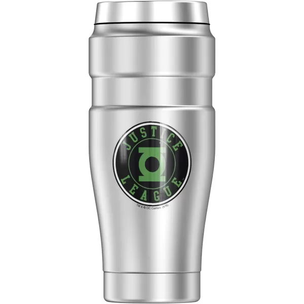 THERMOS Wonder Woman Wonder Woman Athletic Logo STAINLESS KING Stainless Steel Travel Tumbler Vacuum insulated amp Double Wall 16oz16 oz Tumbler Green Lantern Athletic Logo