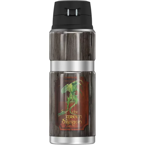 The Lord Of The Rings Eye Of Sauron THERMOS STAINLESS KING Stainless Steel Drink Bottle Vacuum insulated amp Double Wall 24oz24 oz Bottle The Green Dragon