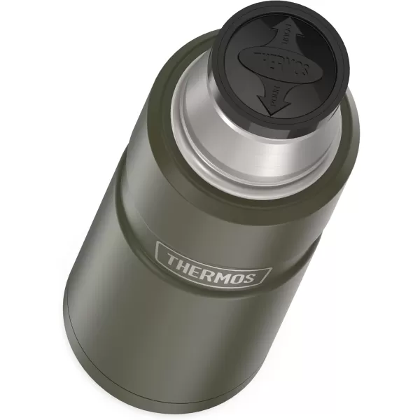 Thermos Stainless King VacuumInsulated Compact Bottle 16 Ounce Army GreenArmy Green Bottle