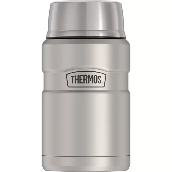 Thermos Stainless King VacuumInsulated Compact Bottle 16 Ounce Army GreenStainless Bottle  Food Jar 24 Ounce