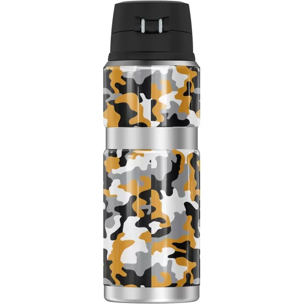 University of Missouri Official Collection THERMOS STAINLESS KING Stainless Steel Drink Bottle Vacuum insulated amp Double Wall 24ozCamo