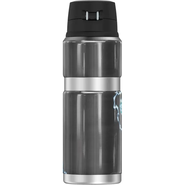 Wonder Woman Character THERMOS STAINLESS KING Stainless Steel Drink Bottle Vacuum insulated amp Double Wall 24oz24 oz Bottle Black Lightning