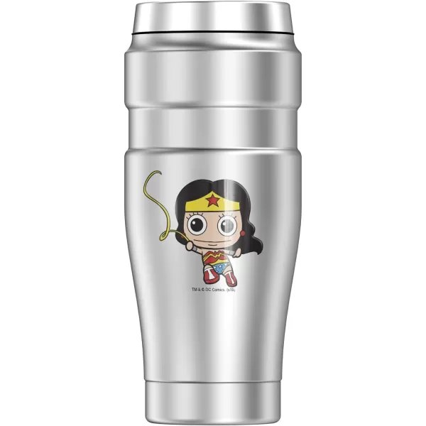 Wonder Woman Cute Chibi Golden Lasso THERMOS STAINLESS KING Stainless Steel Drink Bottle Vacuum insulated amp Double Wall 24oz16 oz Tumbler Golden Lasso