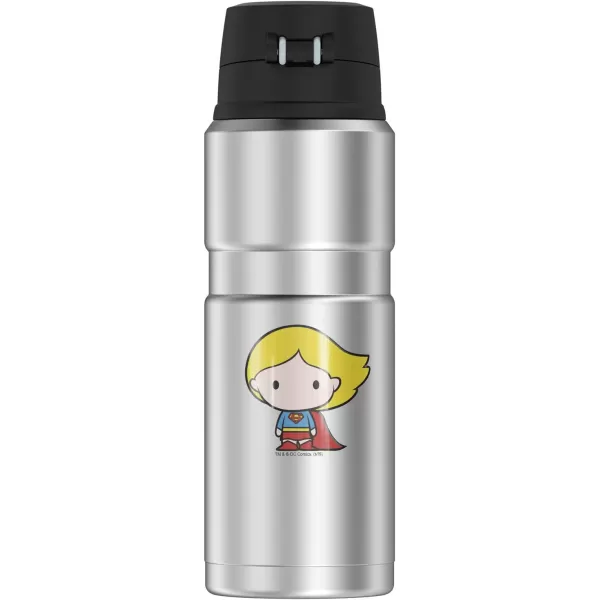 Wonder Woman Cute Chibi THERMOS STAINLESS KING Stainless Steel Drink Bottle Vacuum insulated amp Double Wall 24oz24 oz Bottle Supergirl