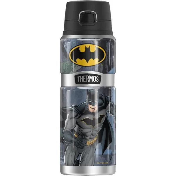 Batman Catwoman City THERMOS STAINLESS KING Stainless Steel Drink Bottle Vacuum insulated amp Double Wall 24oz24 oz Bottle BATMAN BATCAVE