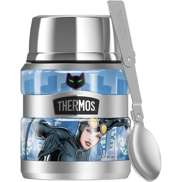 Batman Joker Arkham THERMOS STAINLESS KING Stainless Steel Food Jar with Folding Spoon Vacuum insulated amp Double Wall 16oz16 oz Food Jar CW CITY