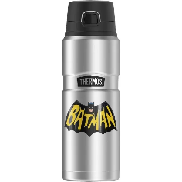 Batman Stormy Knight Lightning THERMOS STAINLESS KING Stainless Steel Drink Bottle Vacuum insulated amp Double Wall 24oz24 oz Bottle Classic TV Series Logo