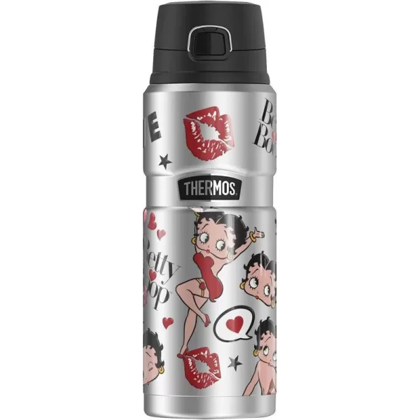 Betty Boop Collage THERMOS STAINLESS KING Stainless Steel Drink Bottle Vacuum insulated amp Double Wall 24ozBetty Boop Collage THERMOS STAINLESS KING Stainless Steel Drink Bottle Vacuum insulated amp Double Wall 24oz