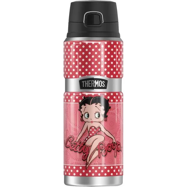 Betty Boop Paisley Dots THERMOS STAINLESS KING Stainless Steel Drink Bottle Vacuum insulated amp Double Wall 24ozBetty Boop Paisley Dots THERMOS STAINLESS KING Stainless Steel Drink Bottle Vacuum insulated amp Double Wall 24oz