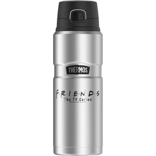 Friends ITS All About Friends THERMOS STAINLESS KING Stainless Steel Drink Bottle Vacuum insulated amp Double Wall 24oz24 oz Bottle Friends Logo