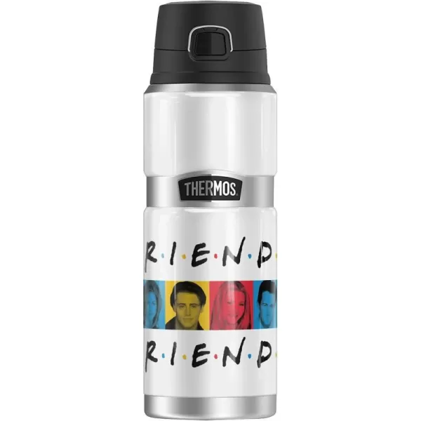 Friends ITS All About Friends THERMOS STAINLESS KING Stainless Steel Drink Bottle Vacuum insulated amp Double Wall 24oz24 oz Bottle HEADSHOTS