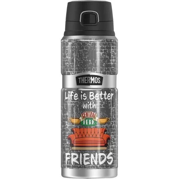 Friends Life Is Better With Friends THERMOS STAINLESS KING Stainless Steel Drink Bottle Vacuum insulated amp Double Wall 24oz24 oz Bottle LIFE IS BETTER WITH FRIENDS