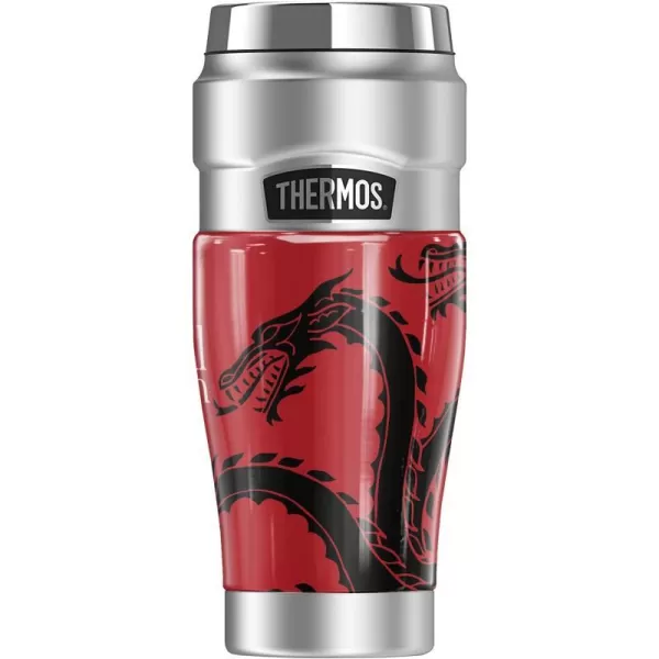 Game of Thrones Houses Fire Cannot Kill A Dragon THERMOS STAINLESS KING Stainless Steel Drink Bottle Vacuum insulated amp Double Wall 24oz16 oz Tumbler HOUSES FIRE CANNOT KILL A DRAGON