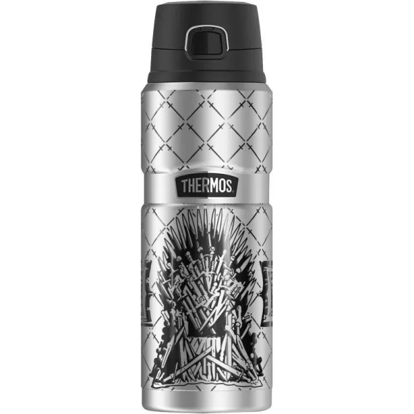 Game of Thrones Iron Throne Metallic Photo THERMOS STAINLESS KING Stainless Steel Drink Bottle Vacuum insulated amp Double Wall 24oz24 oz Bottle IRON THRONE