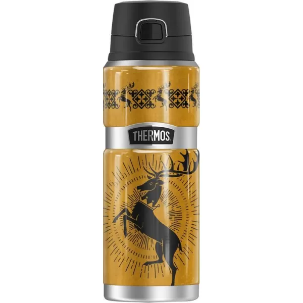 Game of Thrones Stark Sigil THERMOS STAINLESS KING Stainless Steel Drink Bottle Vacuum insulated amp Double Wall 24oz24 oz Bottle BARATHEON SIGIL