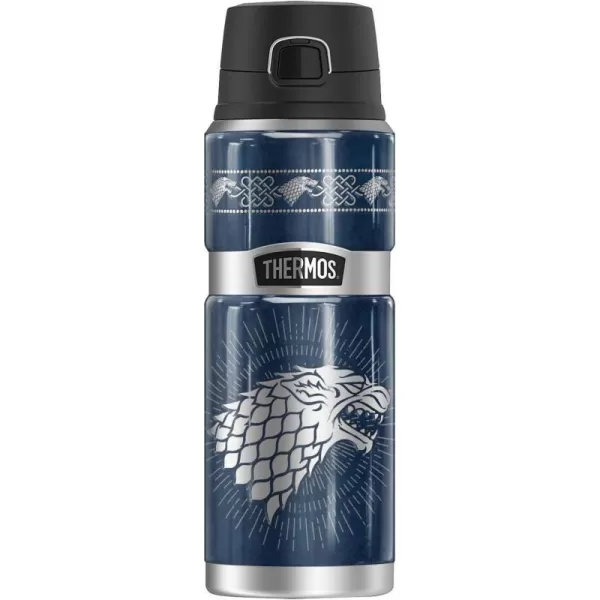 Game of Thrones Stark Sigil THERMOS STAINLESS KING Stainless Steel Drink Bottle Vacuum insulated amp Double Wall 24oz24 oz Bottle STARK SIGIL