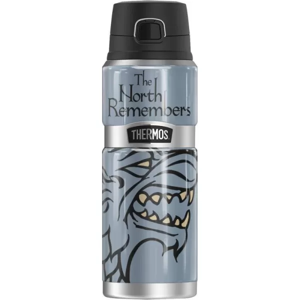 Game of Thrones Stark The North Remembers THERMOS STAINLESS KING Stainless Steel Drink Bottle Vacuum insulated amp Double Wall 24oz24 oz Bottle STARK THE NORTH REMEMBERS