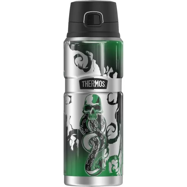 Harry Potter Death Eater Mark THERMOS STAINLESS KING Stainless Steel Drink Bottle Vacuum insulated amp Double Wall 24ozHarry Potter Death Eater Mark THERMOS STAINLESS KING Stainless Steel Drink Bottle Vacuum insulated amp Double Wall 24oz