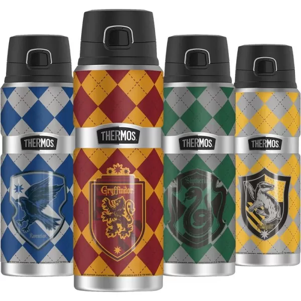 Harry Potter Gryffindor Plaid Sigil THERMOS STAINLESS KING Stainless Steel Drink Bottle Vacuum insulated amp Double Wall 24oz24 oz Bottle Gryffindor Plaid