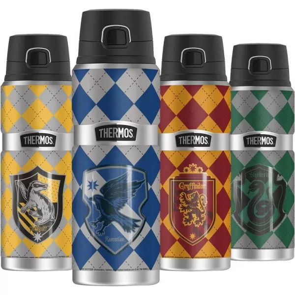 Harry Potter Gryffindor Plaid Sigil THERMOS STAINLESS KING Stainless Steel Drink Bottle Vacuum insulated amp Double Wall 24oz24 oz Bottle Ravenclaw Plaid