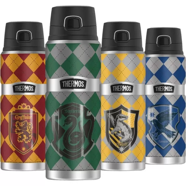 Harry Potter Gryffindor Plaid Sigil THERMOS STAINLESS KING Stainless Steel Drink Bottle Vacuum insulated amp Double Wall 24oz24 oz Bottle Slytherin Plaid