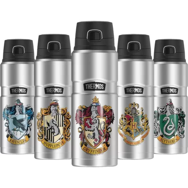 Harry Potter Hogwarts School Crest THERMOS STAINLESS KING Stainless Steel Drink Bottle Vacuum insulated amp Double Wall 24oz24 oz Bottle Gryffindor House Crest