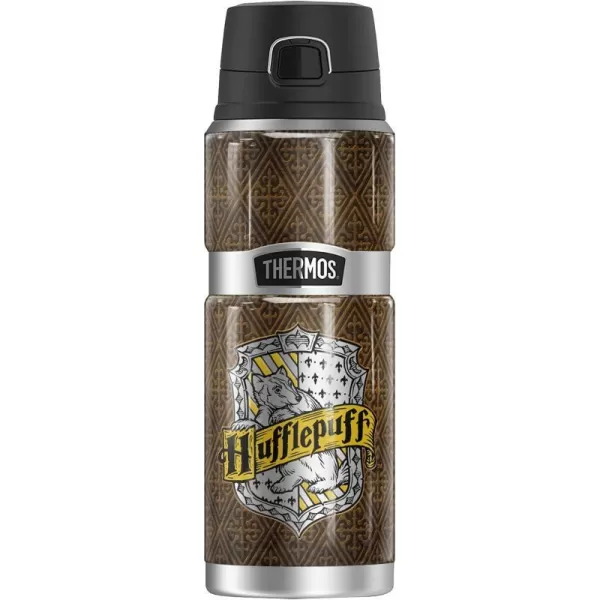 Harry Potter Slytherin House Crest THERMOS STAINLESS KING Stainless Steel Drink Bottle Vacuum insulated amp Double Wall 24oz24 oz Bottle HUFFLEPUFF HOUSE CREST