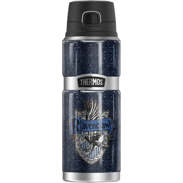 Harry Potter Slytherin House Crest THERMOS STAINLESS KING Stainless Steel Drink Bottle Vacuum insulated amp Double Wall 24oz24 oz Bottle RAVENCLAW HOUSE CREST