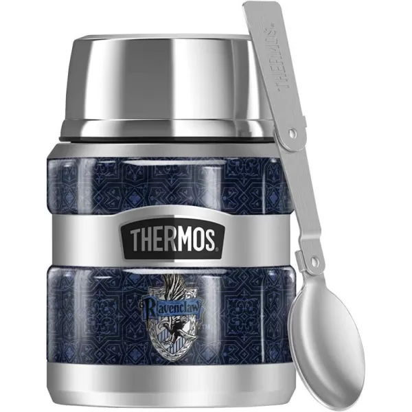 Harry Potter Slytherin House Crest THERMOS STAINLESS KING Stainless Steel Food Jar with Folding Spoon Vacuum insulated amp Double Wall 16oz16 oz Food Jar RAVENCLAW HOUSE CREST