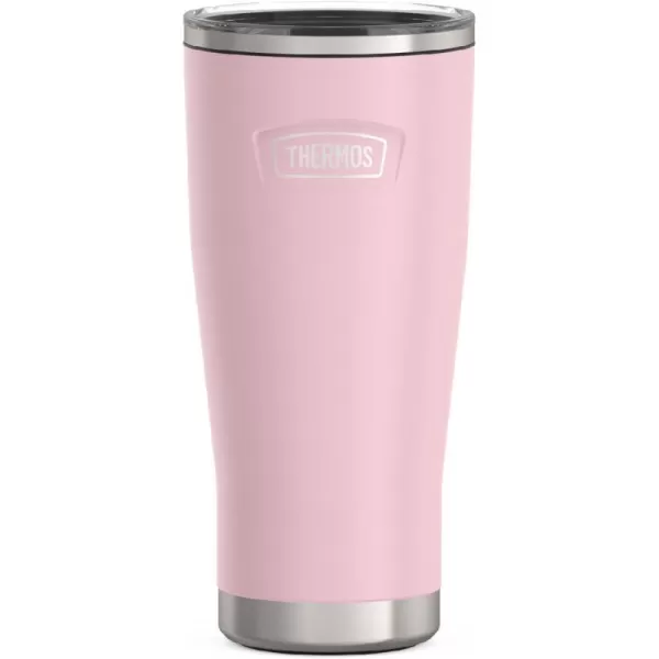 ICON SERIES BY THERMOS Stainless Steel Cold Tumbler with Slide Lock 24 Ounce Matte Stainless Steel24 Ounce Sunset Pink