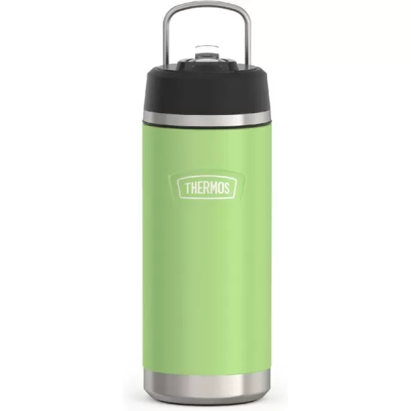 ICON SERIES BY THERMOS Stainless Steel Kids Water Bottle with Pivot Straw 18 Ounce Navy18 Ounce Lime