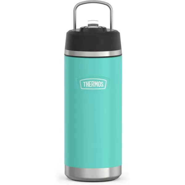 ICON SERIES BY THERMOS Stainless Steel Kids Water Bottle with Pivot Straw 18 Ounce Navy18 Ounce Seafoam