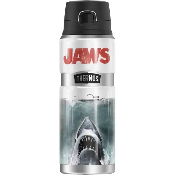 Jaws Jaws Classic THERMOS STAINLESS KING Stainless Steel Drink Bottle Vacuum insulated amp Double Wall 24ozJaws Jaws Classic THERMOS STAINLESS KING Stainless Steel Drink Bottle Vacuum insulated amp Double Wall 24oz