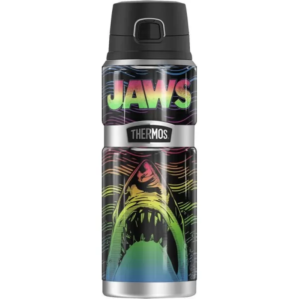 Jaws Neon Line Art THERMOS STAINLESS KING Stainless Steel Drink Bottle Vacuum insulated amp Double Wall 24ozJaws Neon Line Art THERMOS STAINLESS KING Stainless Steel Drink Bottle Vacuum insulated amp Double Wall 24oz