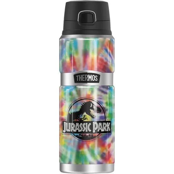 Jurassic Park Tie Dye Burst Logo THERMOS STAINLESS KING Stainless Steel Drink Bottle Vacuum insulated amp Double Wall 24ozJurassic Park Tie Dye Burst Logo THERMOS STAINLESS KING Stainless Steel Drink Bottle Vacuum insulated amp Double Wall 24oz