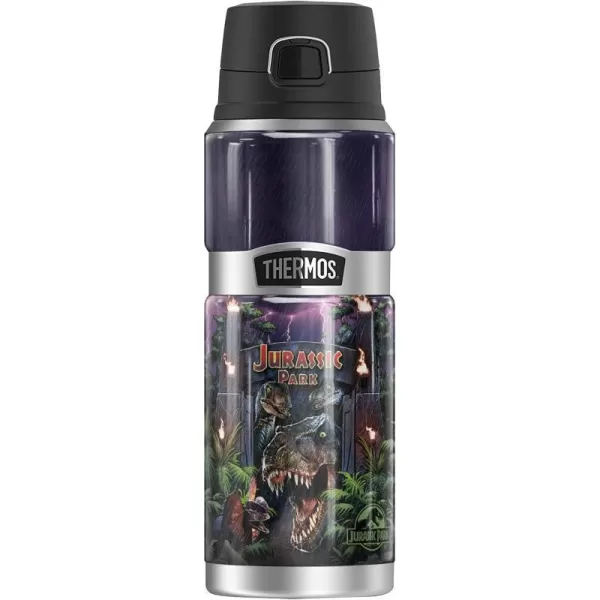 Jurassic Park Welcome To Jurassic Park THERMOS STAINLESS KING Stainless Steel Drink Bottle Vacuum insulated amp Double Wall 24ozJurassic Park Welcome To Jurassic Park THERMOS STAINLESS KING Stainless Steel Drink Bottle Vacuum insulated amp Double Wall 24oz