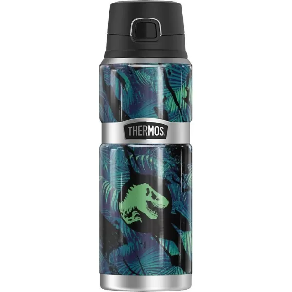 Jurassic World Red Jungle Coin Variation THERMOS STAINLESS KING Stainless Steel Drink Bottle Vacuum insulated amp Double Wall 24oz24 oz Bottle BLUE JUNGLE COIN VARIATION