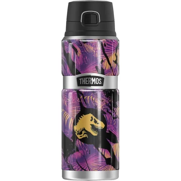 Jurassic World Red Jungle Coin Variation THERMOS STAINLESS KING Stainless Steel Drink Bottle Vacuum insulated amp Double Wall 24oz24 oz Bottle PURPLE JUNGLE COIN VARIATION