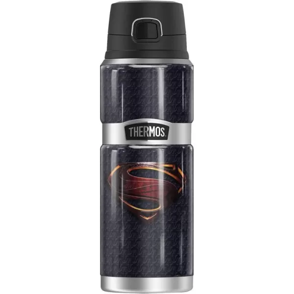 Justice League Movie Wonder Woman Logo THERMOS STAINLESS KING Stainless Steel Drink Bottle Vacuum insulated amp Double Wall 24oz24 oz Bottle SM Logo