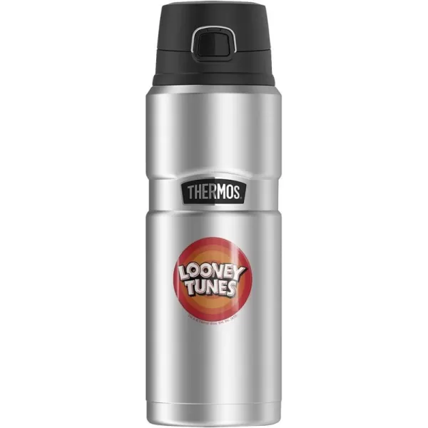 Looney Tunes Logo THERMOS STAINLESS KING Stainless Steel Drink Bottle Vacuum insulated amp Double Wall 24oz24 oz Bottle Looney Tunes Logo