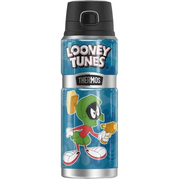 Looney Tunes Lola Bunny Scooter THERMOS STAINLESS KING Stainless Steel Drink Bottle Vacuum insulated amp Double Wall 24oz24 oz Bottle MARVIN MARTIAN CIRCLE PATTERN