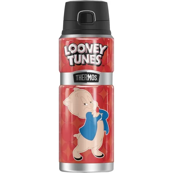 24 oz. Bottle PORKY PIG MID CENTURY PATTERN